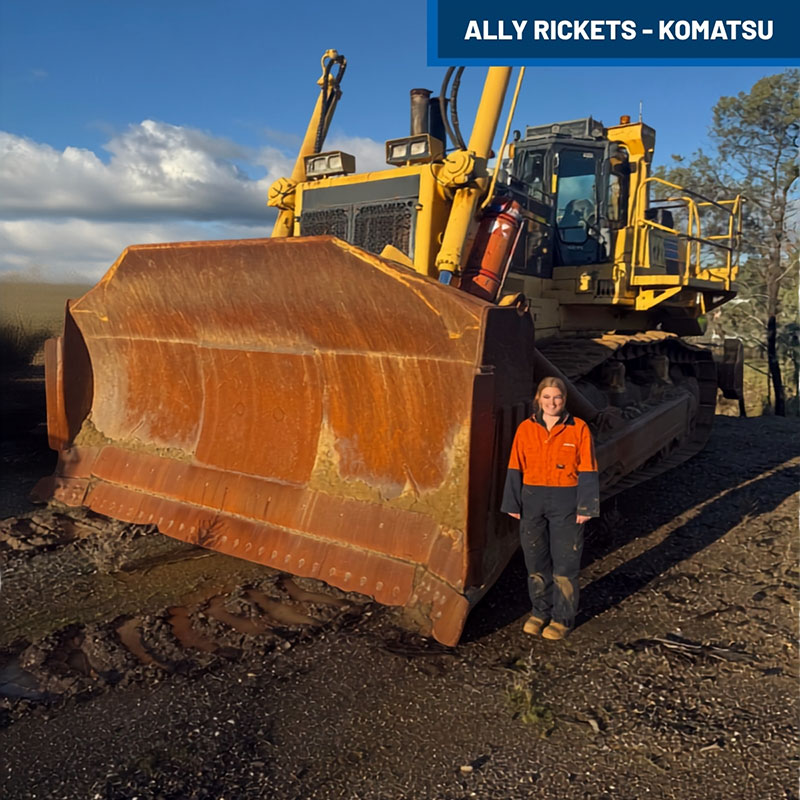 Ally Ricketts, Komatsu